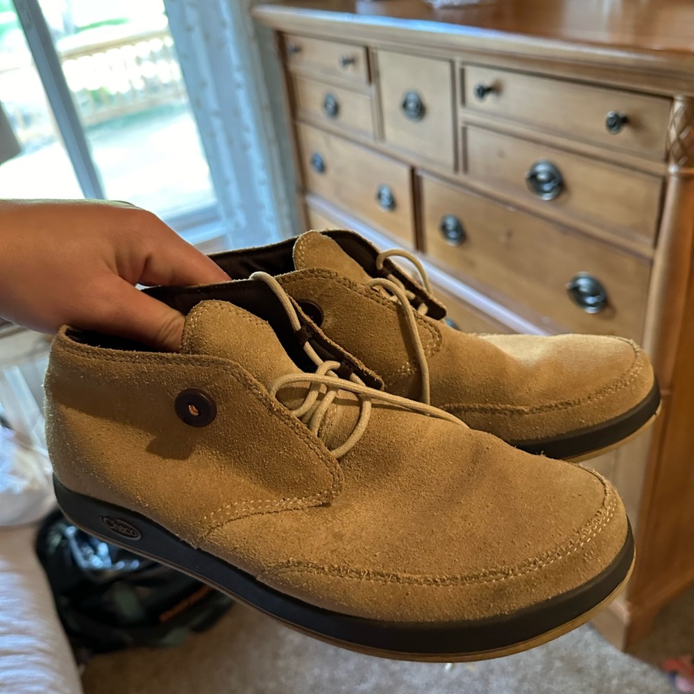 Chaco Tan Suede Chukka Boots